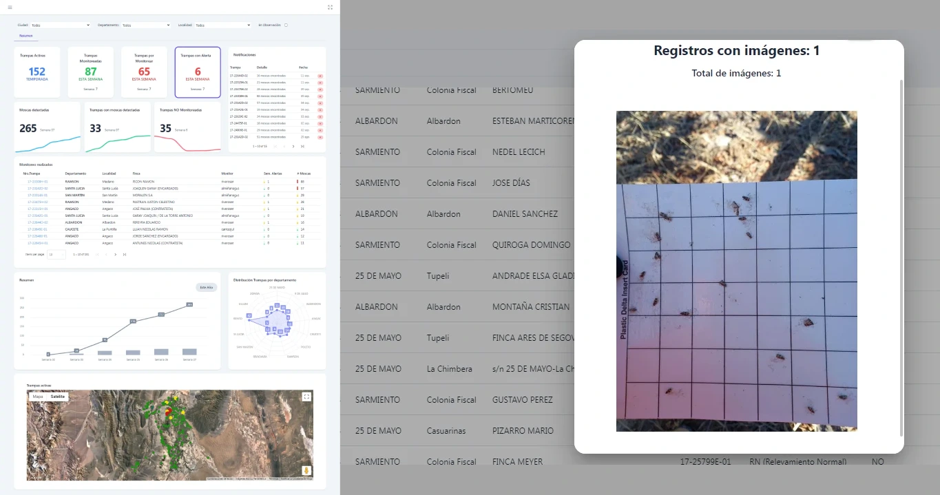 Control de la mosca de los frutos